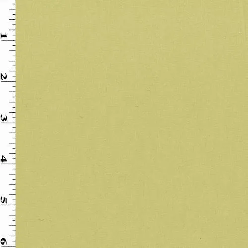 1 YD PC-Olive Beige Cotton Gabardine Suiting Fabric