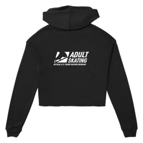 Adult Skating, Women's Cropped Fleece Hoodie