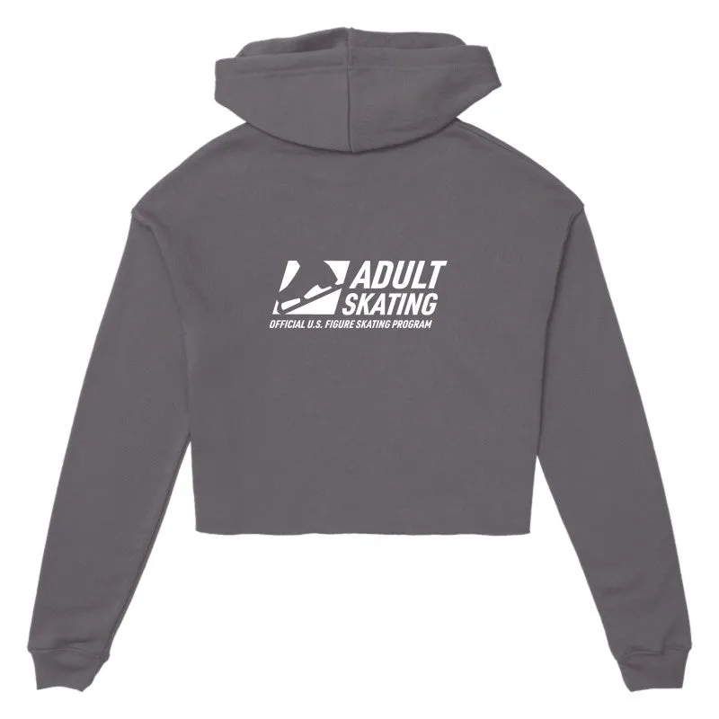 Adult Skating, Women's Cropped Fleece Hoodie