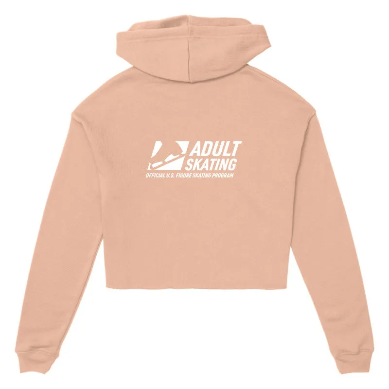 Adult Skating, Women's Cropped Fleece Hoodie