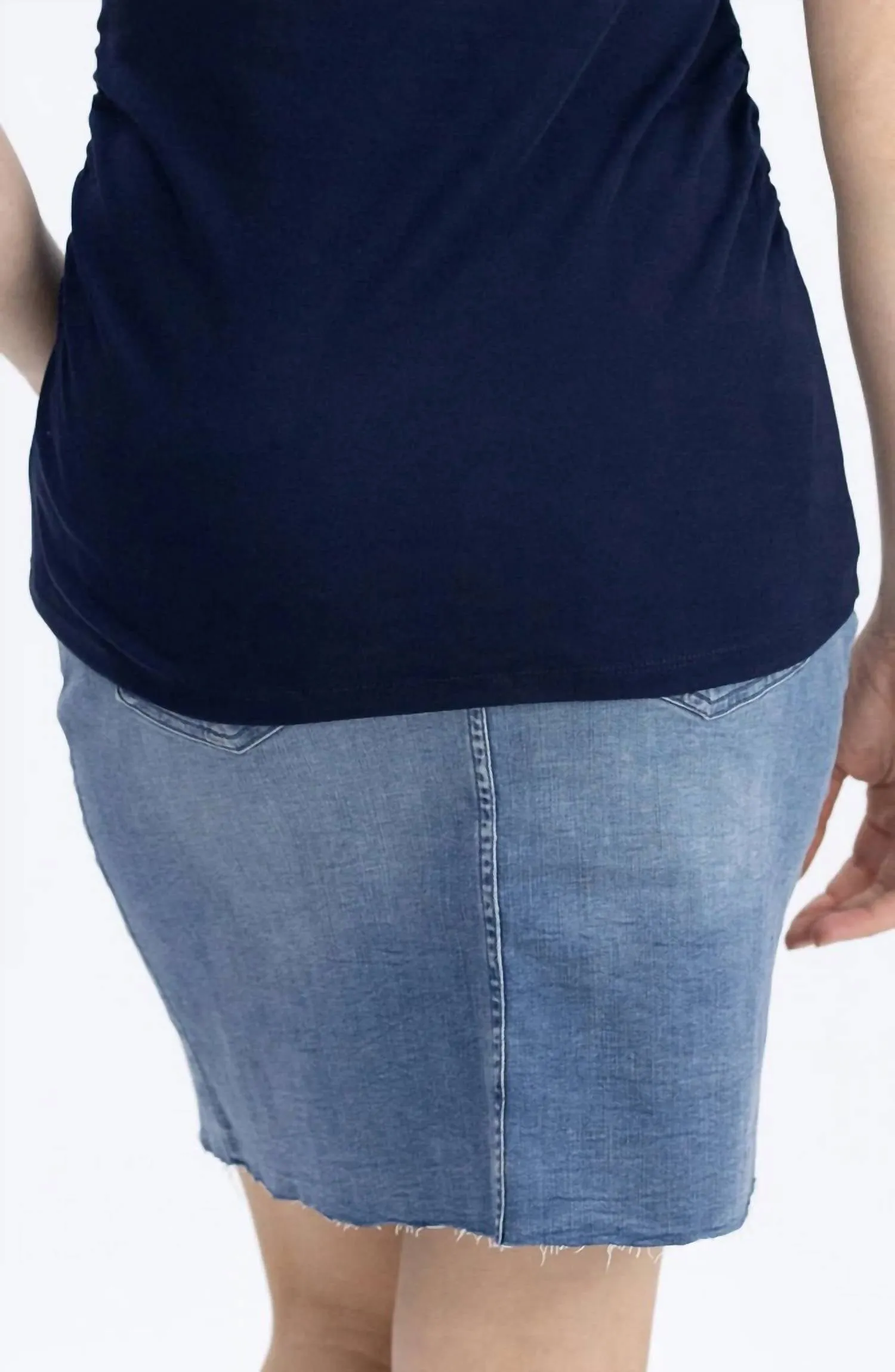 Angel Maternity - Maternity Over-the-Bump Skirt