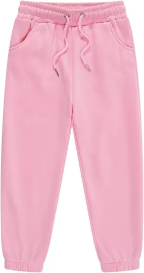 Kids Boys Jogger Pants Toddler Boys' Drawstring Elastic Waist Cotton Solid Pants Casual Sweatpants 1PCS