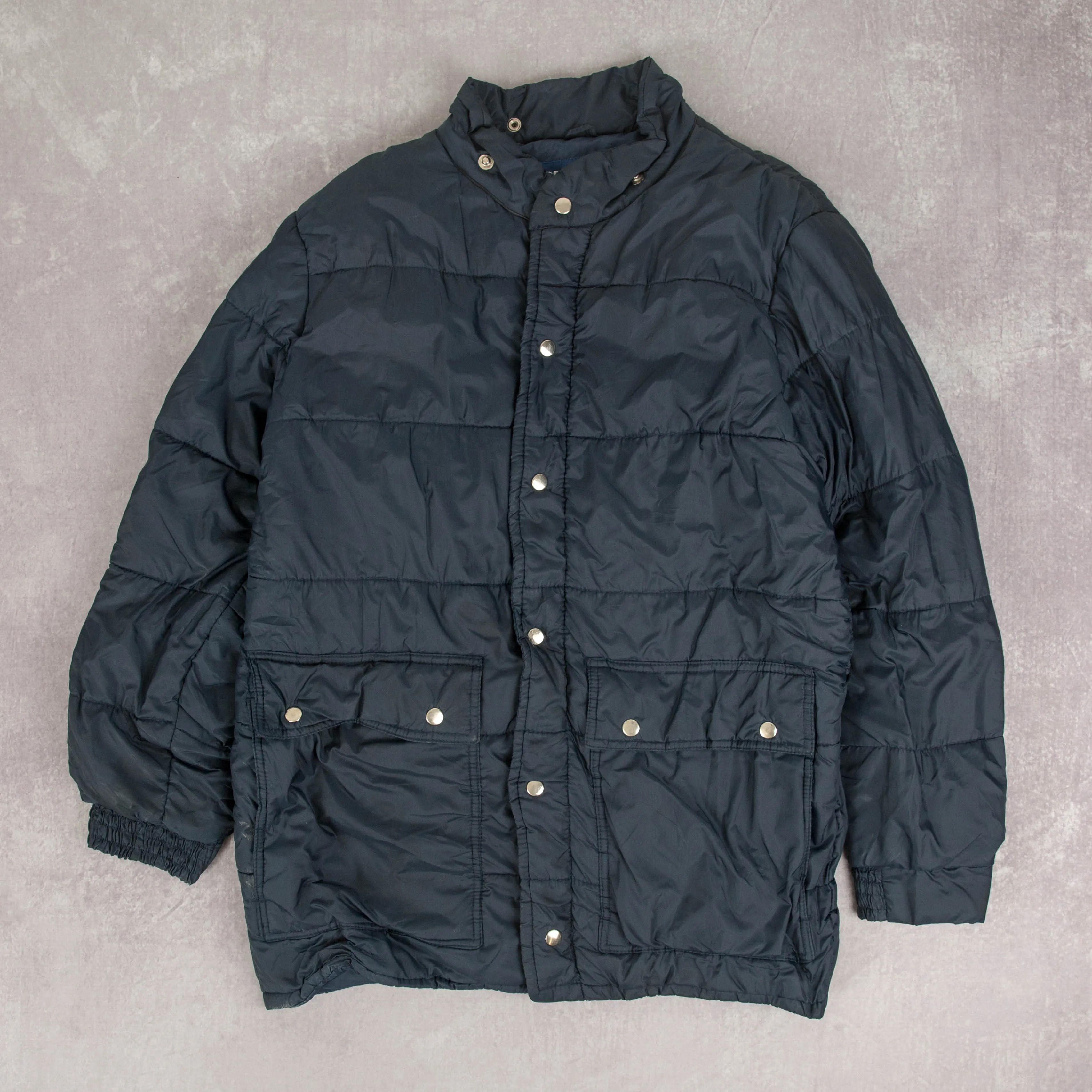 MEN'S VINTAGE 1980S QUILTED JACKET - MEDIUM