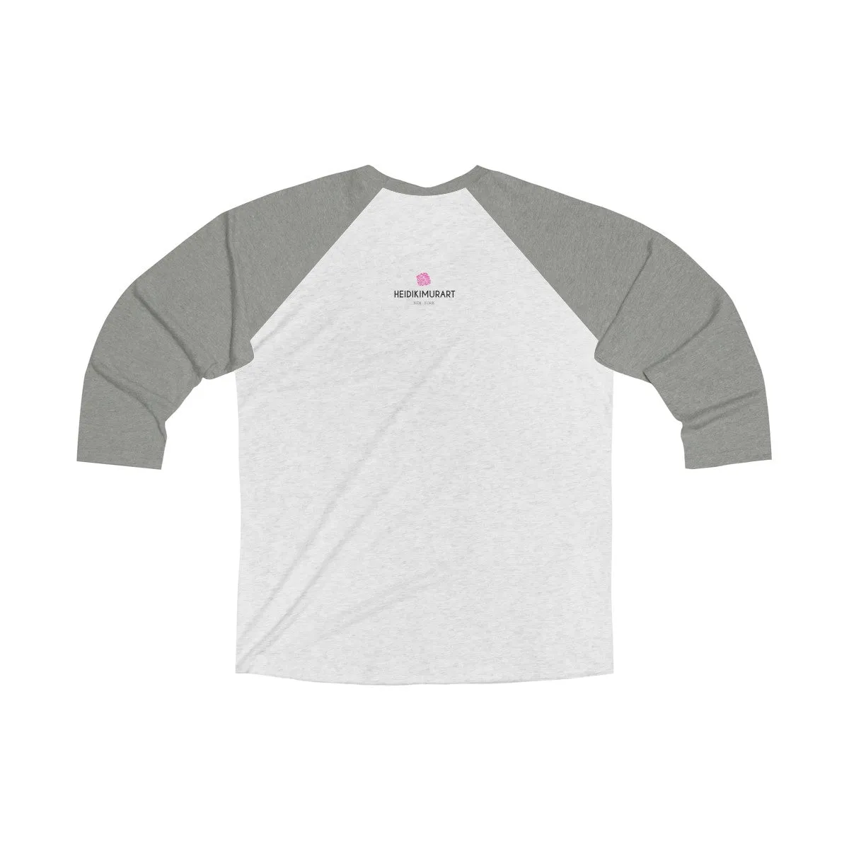 Motivational Unisex T-Shirt, Tri-Blend 3/4 Raglan Tee With Quote -Made in USA (US Size: S-2XL)