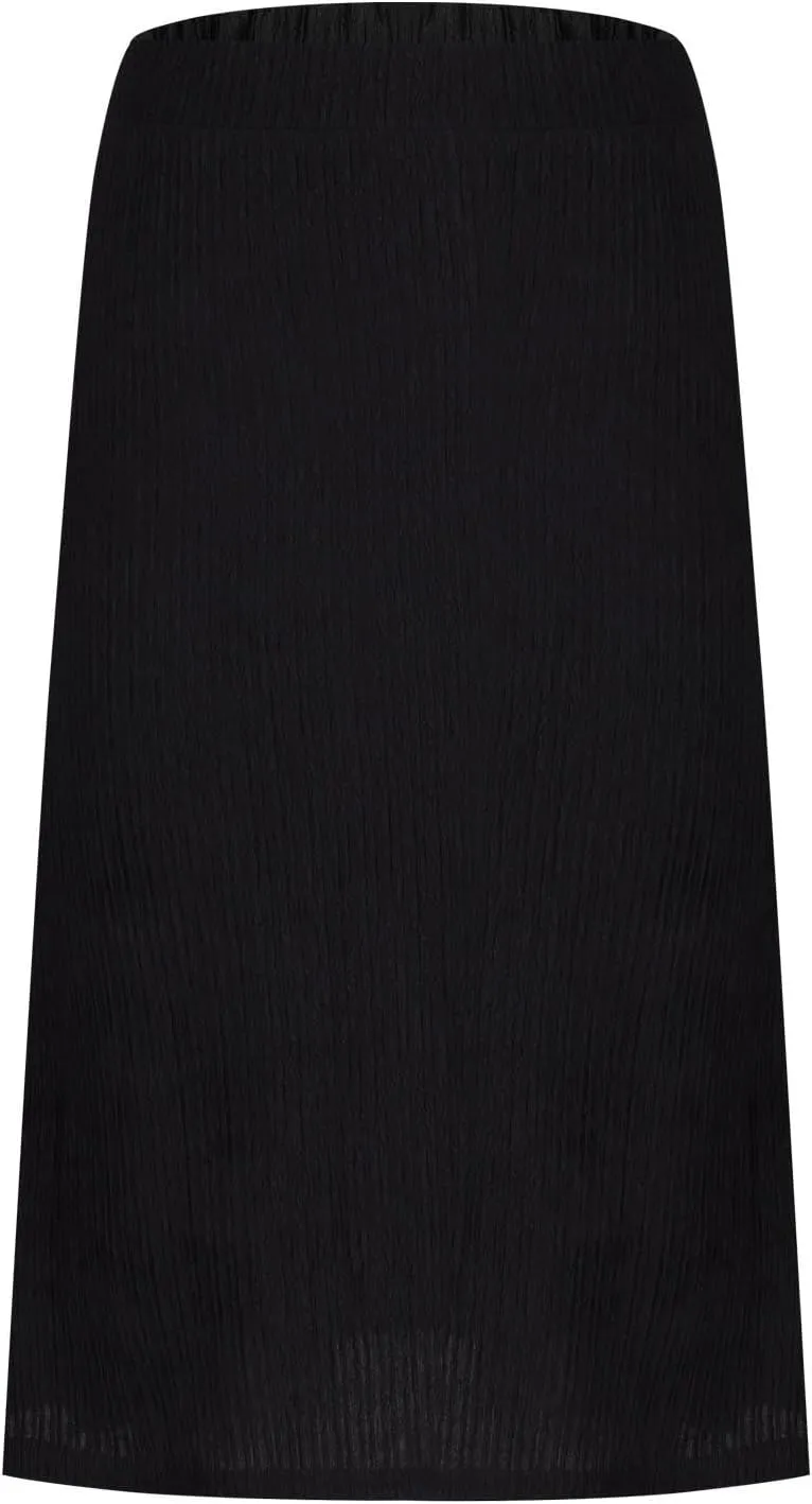 Oplxuo Long Skirts for Women Elastic High Waisted Skirt Solid Color Summer Vacation Casual Maxi Skirts
