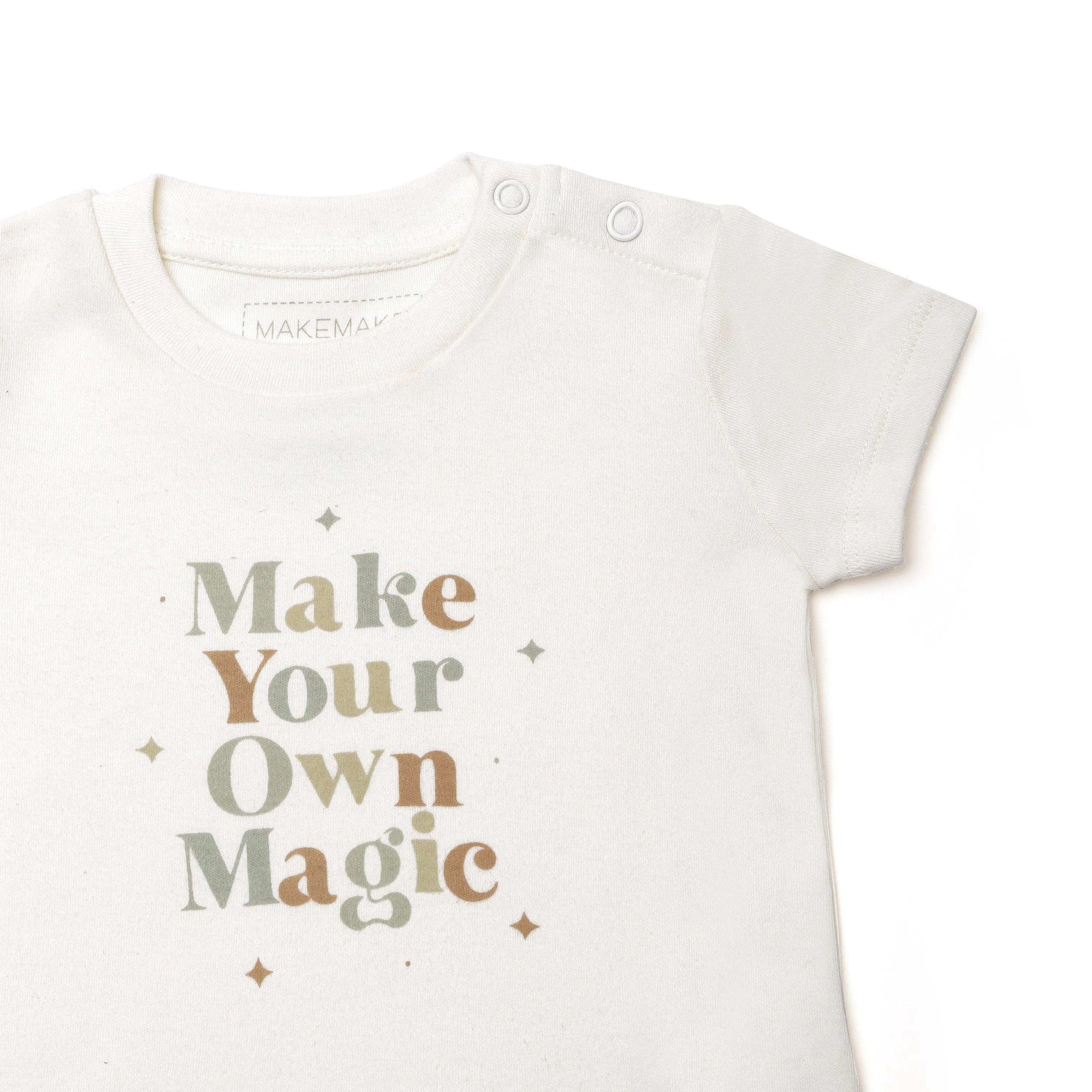 Organic Toddler T-shirt & Pant Set - Make Your Own Magic