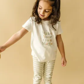 Organic Toddler T-shirt & Pant Set - Make Your Own Magic