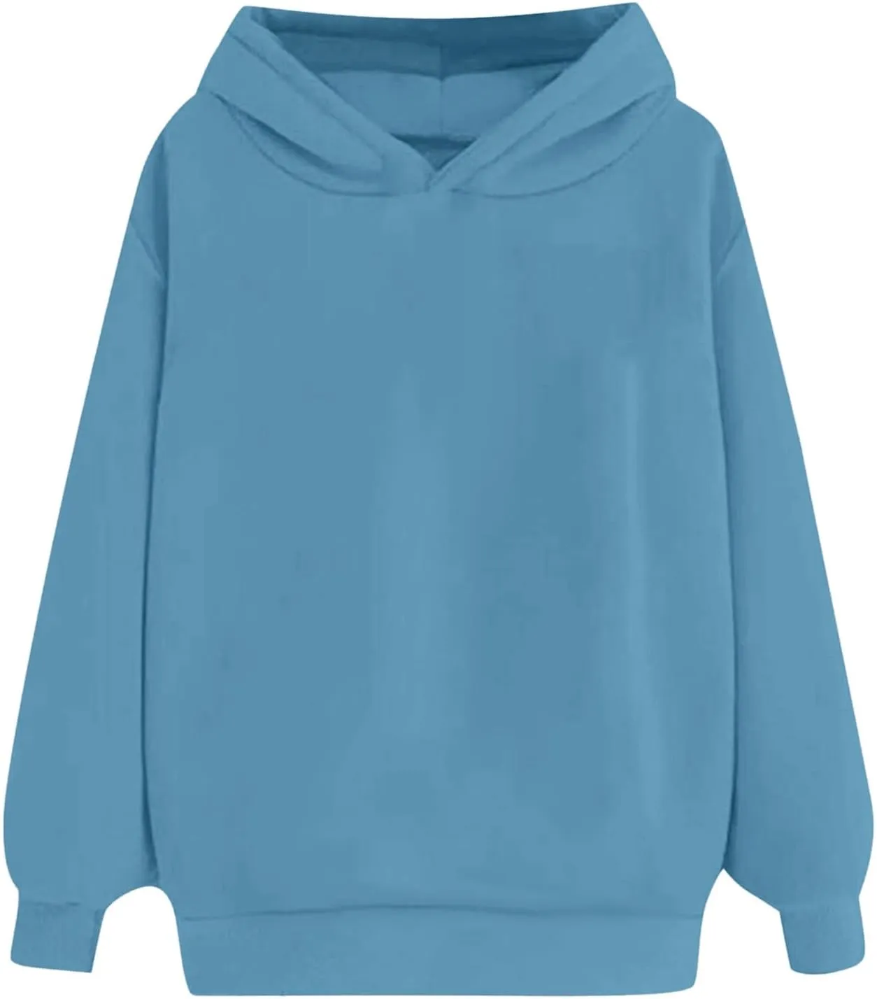 Oversized Hoodie For Women Aesthetic Fall Fashion Outfits Long Sleeve Fleece Hooded Pullover Sweatshirts Dressy Casual