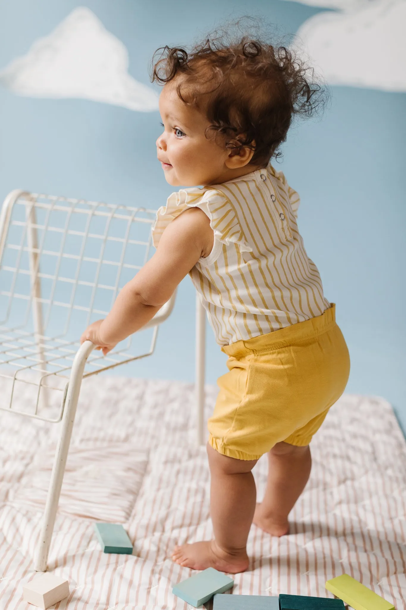 Sleeveless Ruffle One-Piece