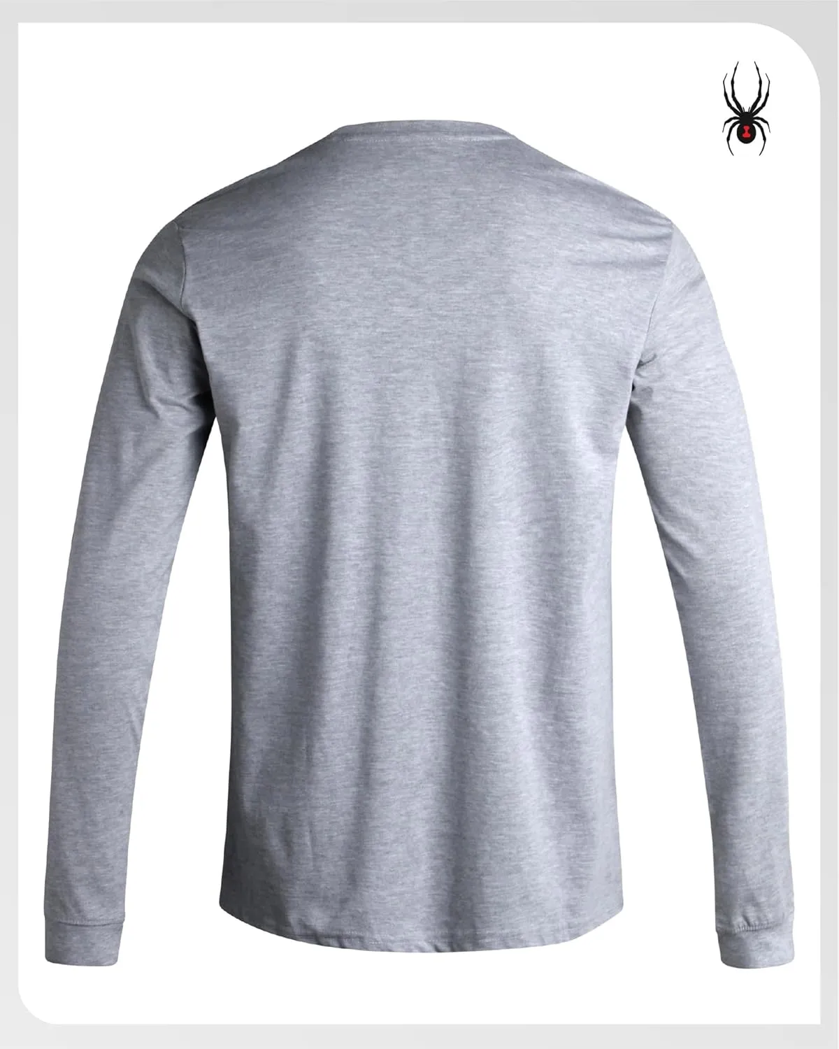 Spyder Men's Long Sleeve Tee Shirts - Mountain Top Printed Crewneck Graphic Tee - Casual Long Sleeve Shirts for Men (S-XXL)