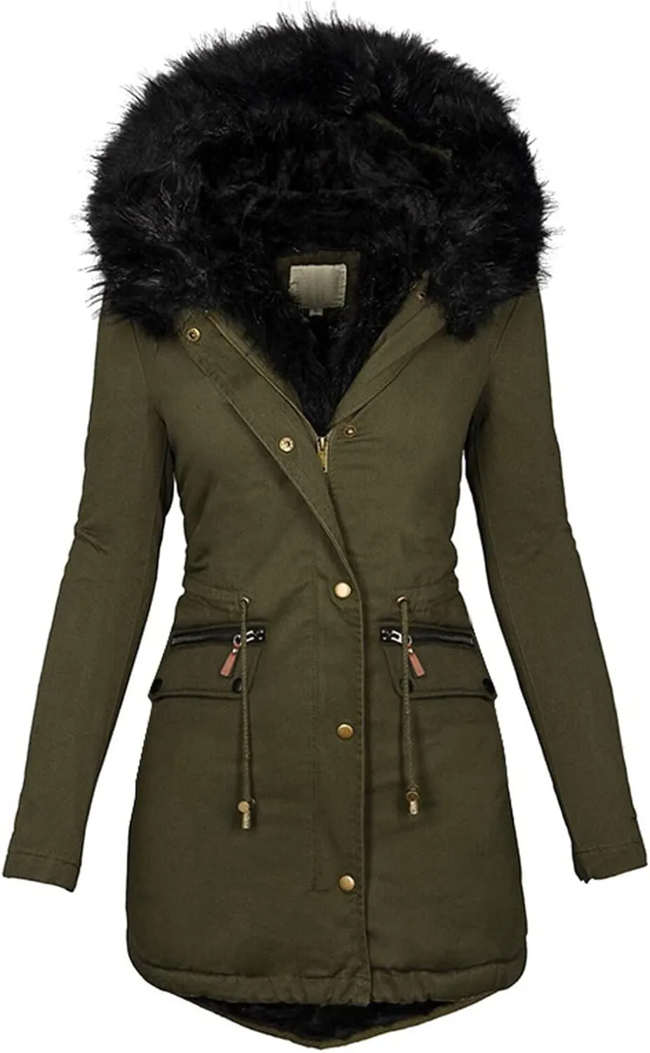 Stand Collar Long Sleeve Overcoat Slim Casual Thicker Fashion Women'S Coat Long Sleeve Zipper Short Down Coat De