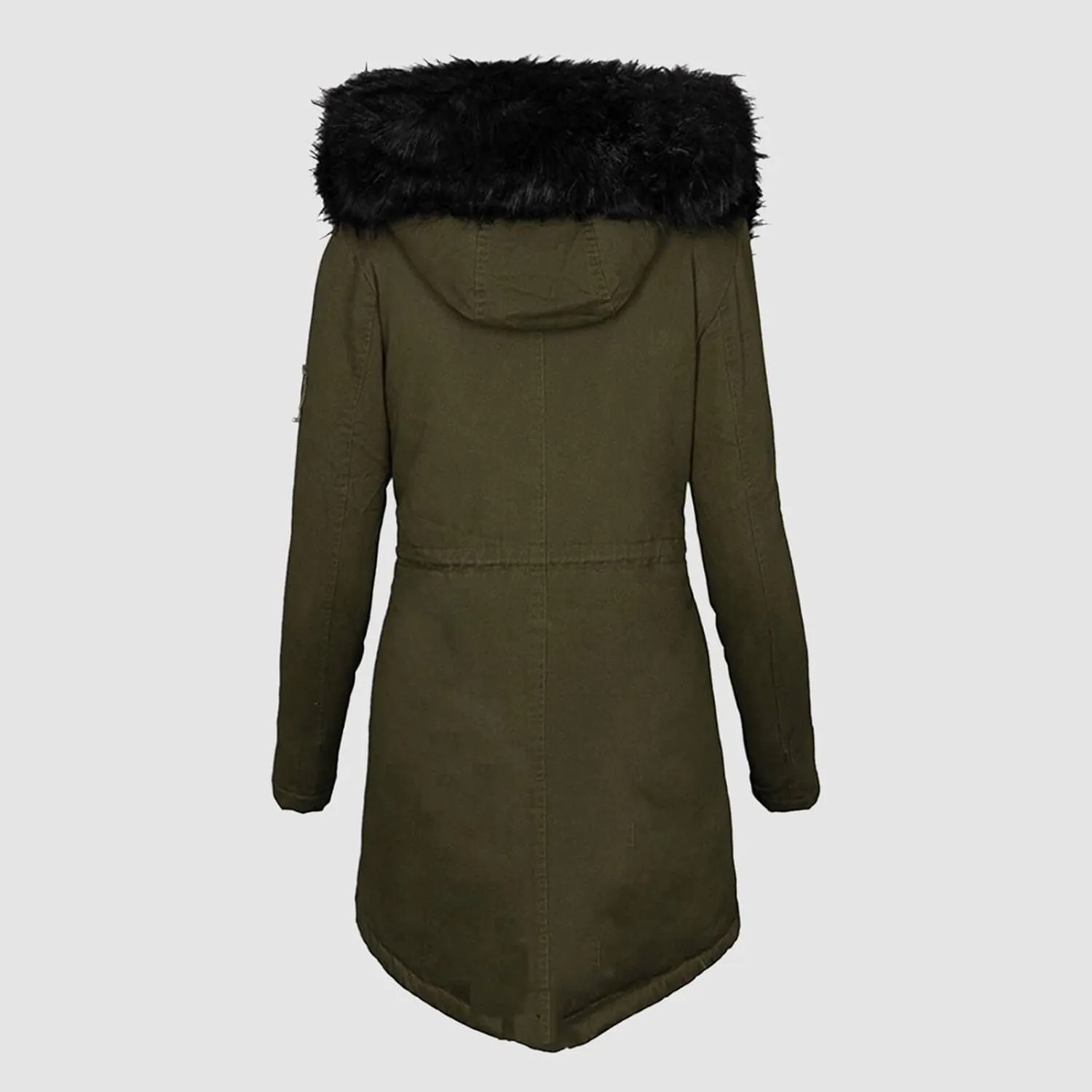 Stand Collar Long Sleeve Overcoat Slim Casual Thicker Fashion Women'S Coat Long Sleeve Zipper Short Down Coat De