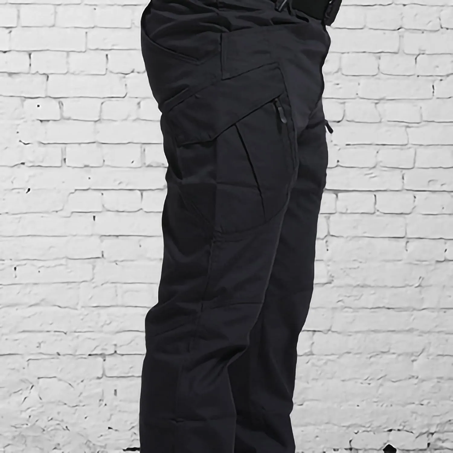 Uillui Tactical Waterproof Pants for Men Flex Stretch Work Pants Relaxed Fit Ripstop Cargo Pants for Outdoor Combat Hiking